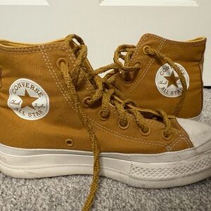 Converse womens High-Top Sneakers - Mustard